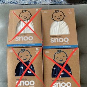 Large White Snoo Sack- Brand New in box.